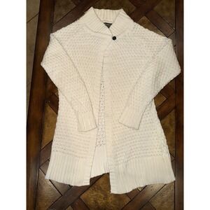 Eddie Bauer Womens Cute Long Cardigan Cotton Blend Knit Sweater Medium